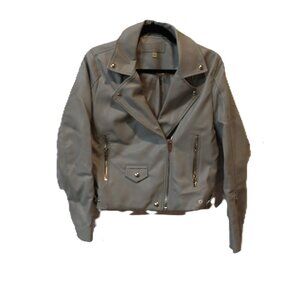 Blank NYC Green Leather Jacket